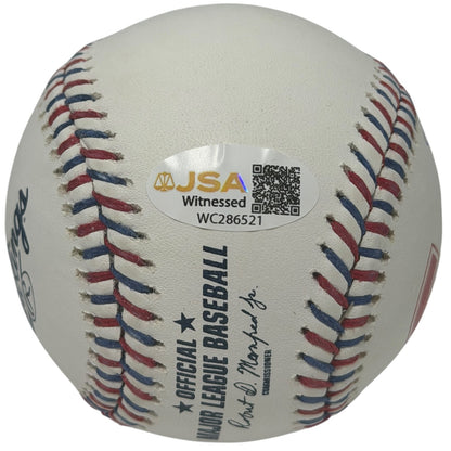 Lee Smith Chicago Cubs Signed Logo Baseball (JSA COA)