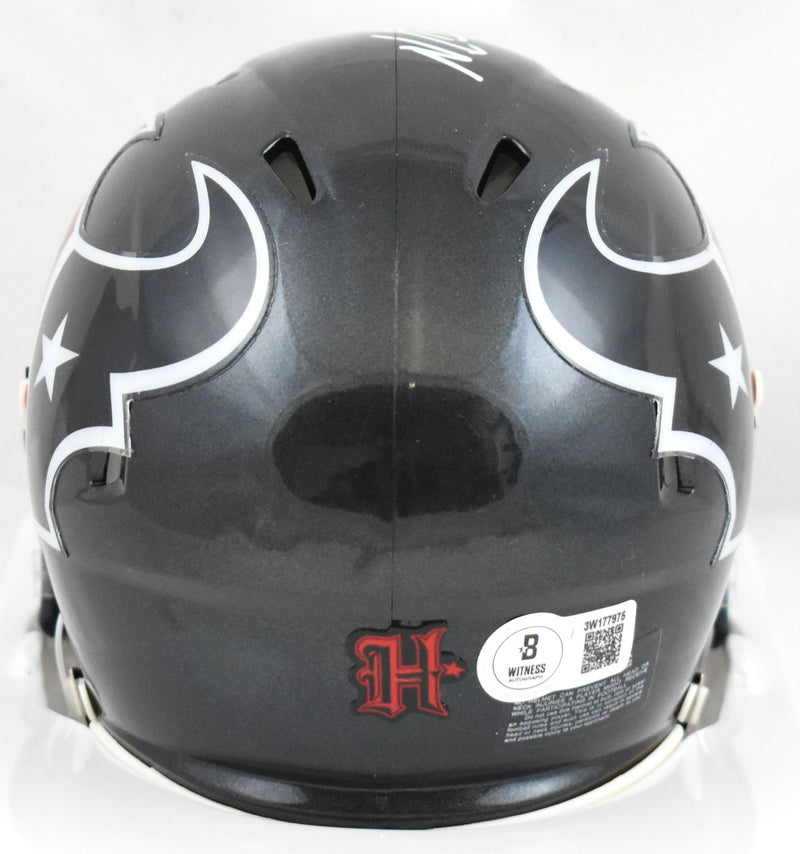 Nico Collins Signed Houston Texans Speed Mini Helmet