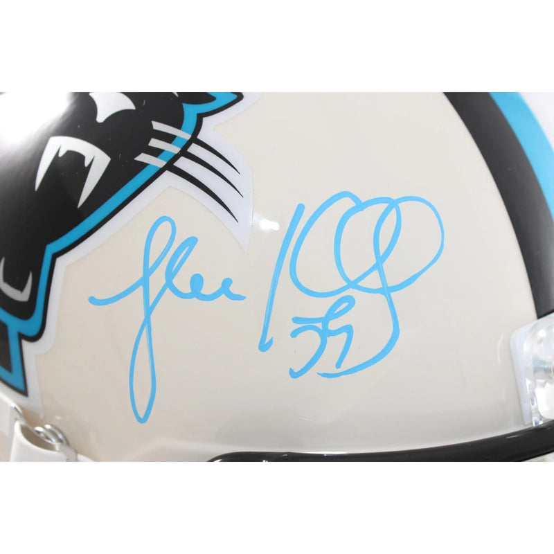 Luke Kuechly Signed Carolina Panthers Full Size Replica Retro Helmet