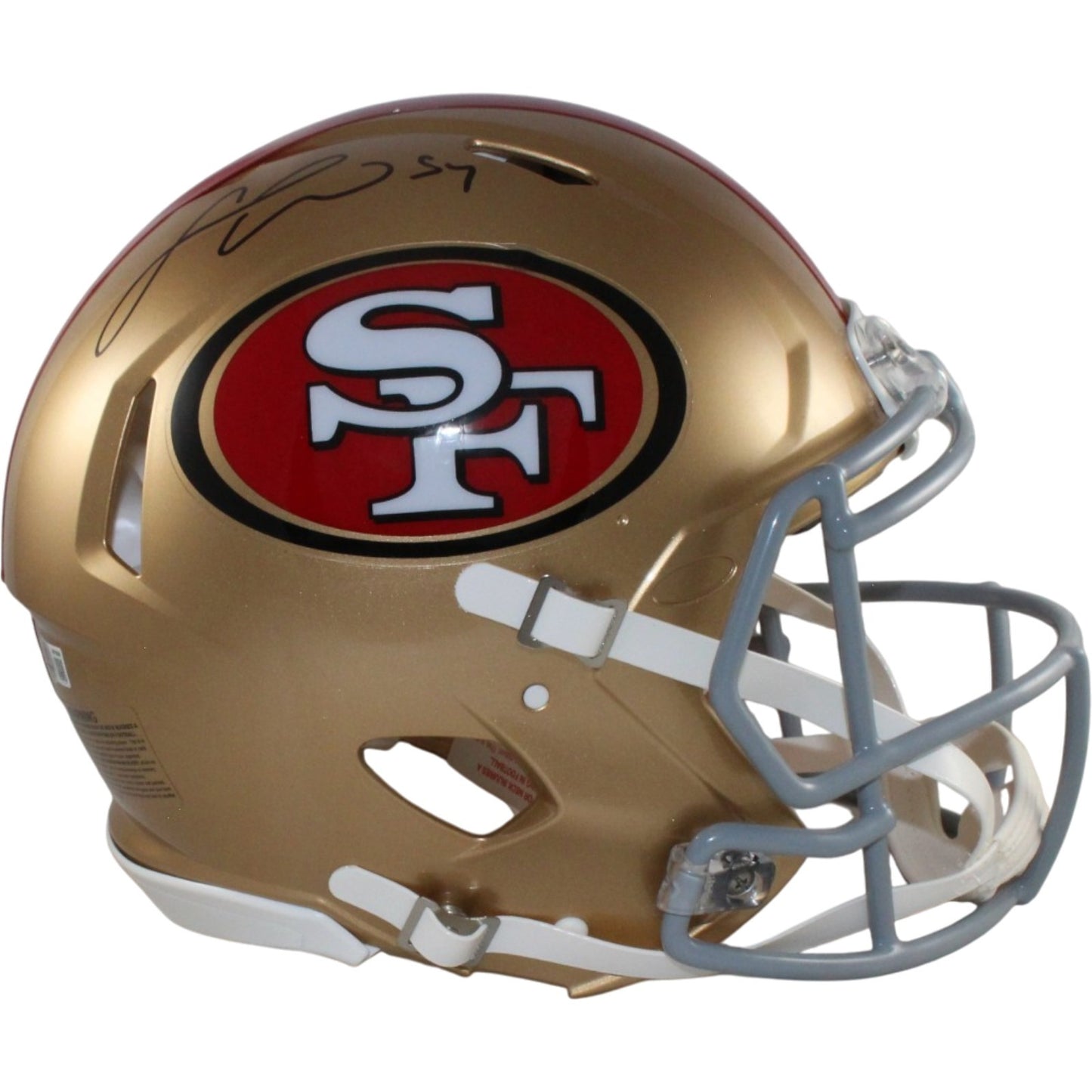 Fred Warner Autographed San Francisco 49ers Full Size Authentic Helmet