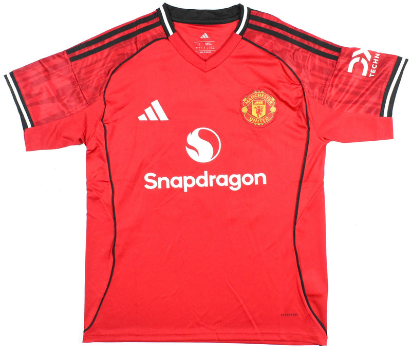 Matheus Cunha Autographed Manchester United Home Jersey