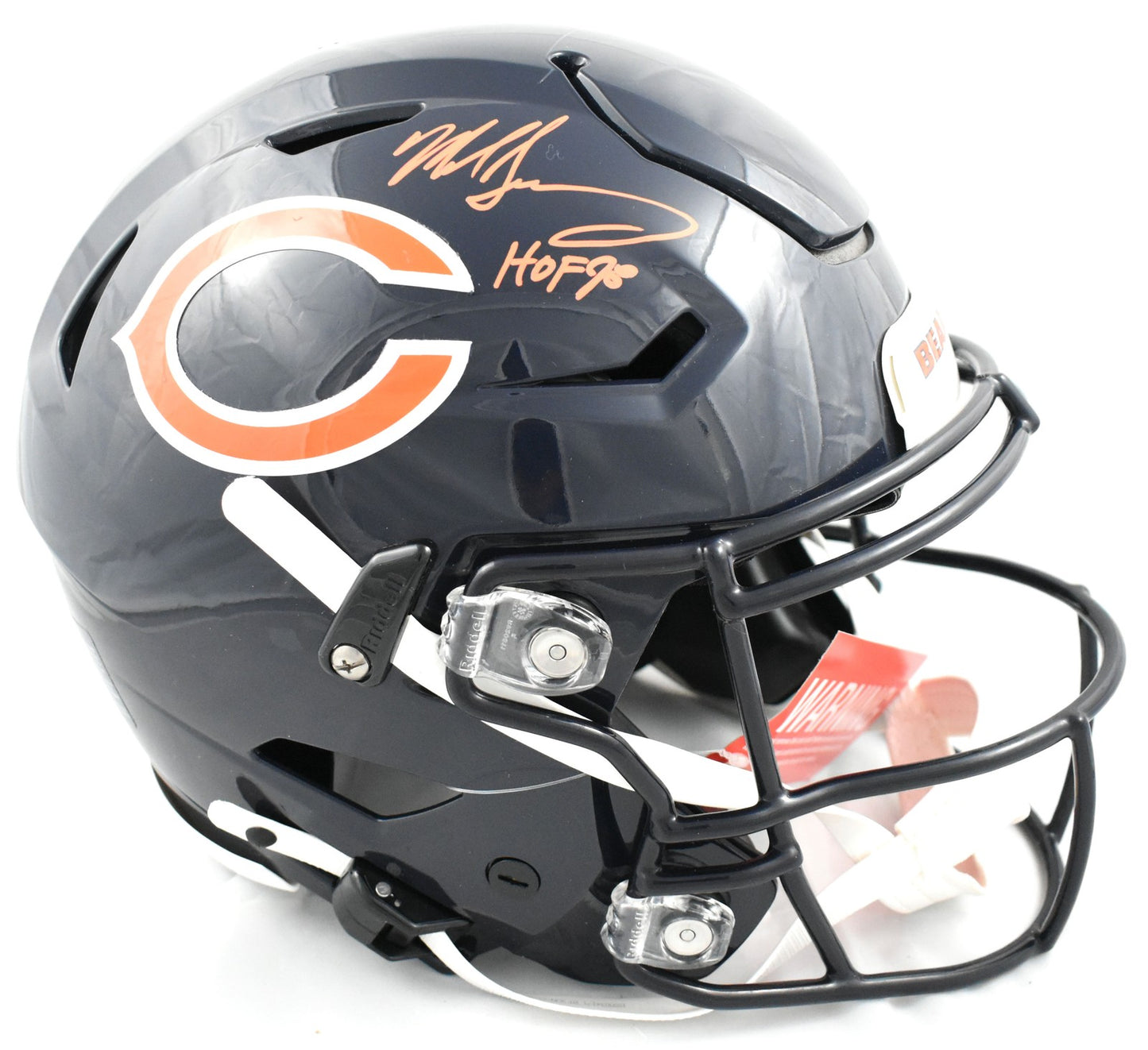 Mike Singletary Signed Chicago Bears Full Size Speedflex Helmet HOF Inscription
