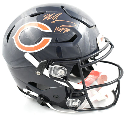 Mike Singletary Signed Chicago Bears Full Size Speedflex Helmet HOF Inscription