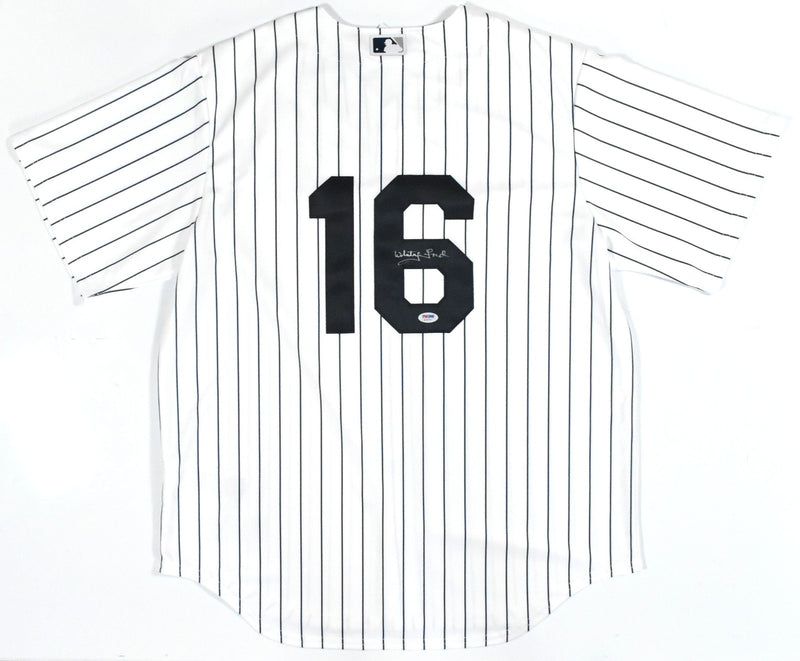 Whitey Ford Signed New York Yankees Nike Jersey