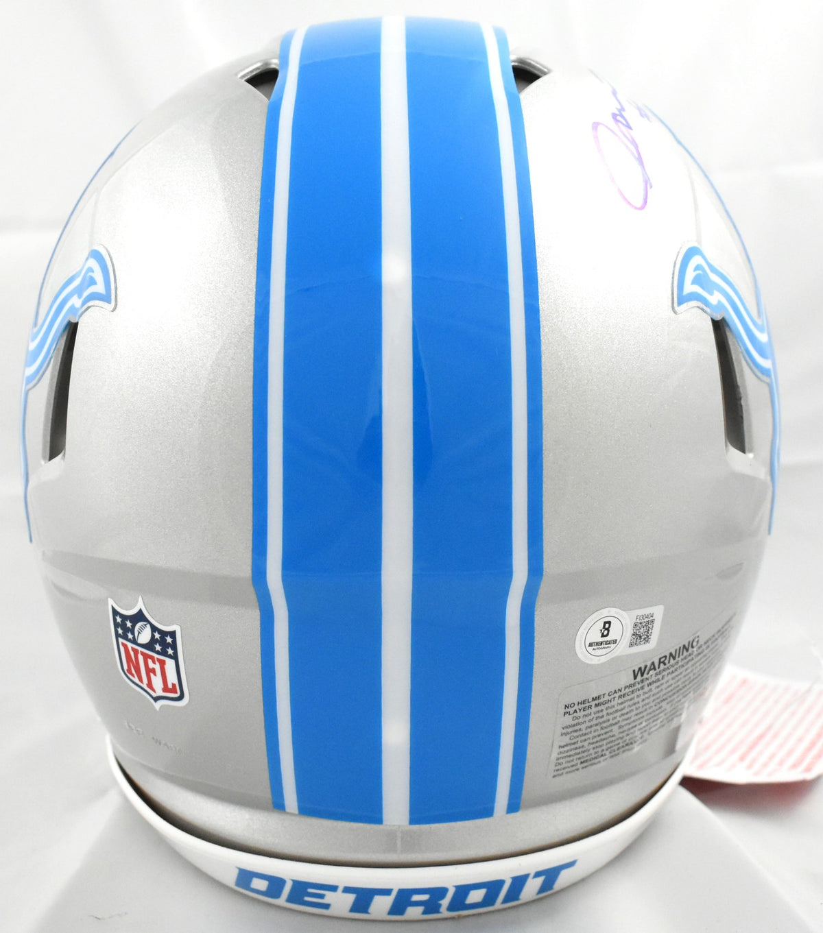 Jameson Williams Autographed Detroit Lions Full Size Speed Authentic Helmet