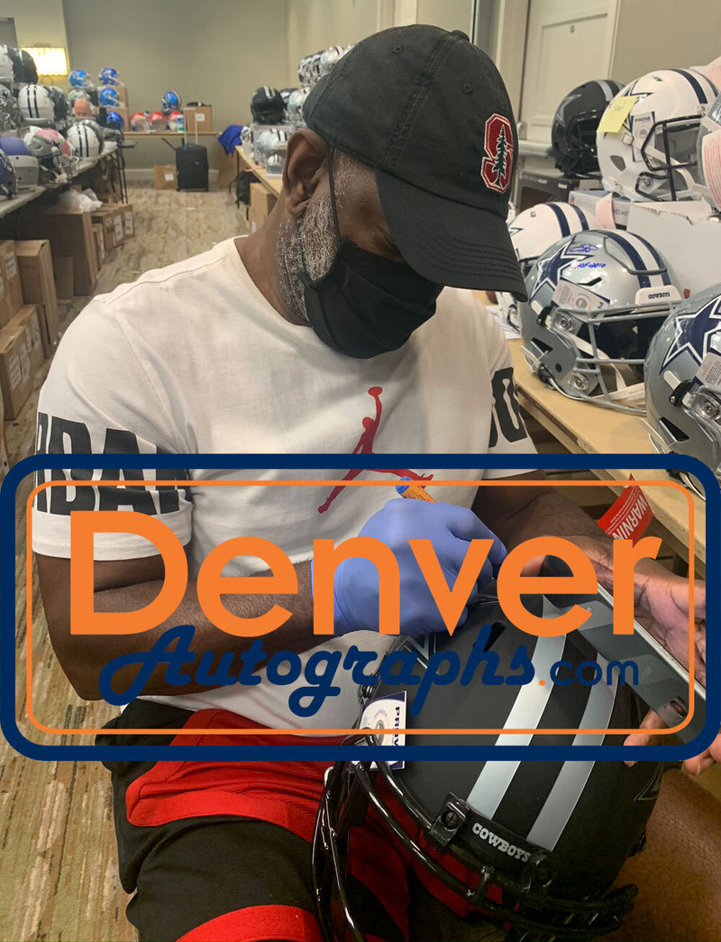 Emmitt Smith Autographed Dallas Cowboys Full Size Eclipse Helmet