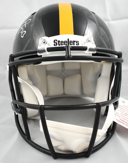 Troy Polamalu Autographed Pittsburgh Steelers Full Size Speed Authentic Helmet