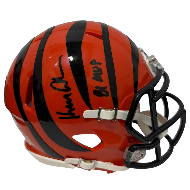 Ken Anderson Cincinnati Bengals Signed Speed Mini Helmet (81 MVP) JSA