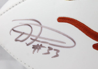 D'Onta Foreman Signed Texas Longhorns Logo Football