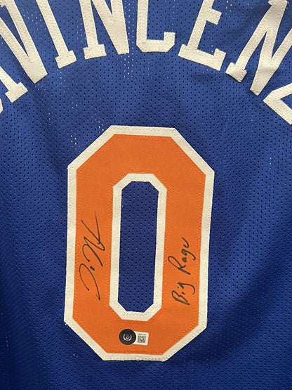 Donte DiVincenzo Signed New York Knicks Custom Jersey "Big Ragu"
