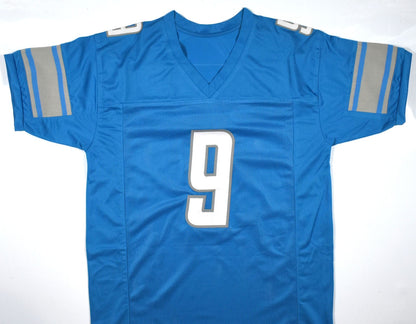 Jameson Williams Autographed Detroit Lions Custom Blue Jersey