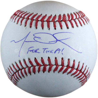 Matt Olson Atlanta Braves Autographed OML Baseball "For The A"