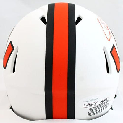 Andre Johnson Signed Miami Hurricanes Lunar Speed Mini Helmet