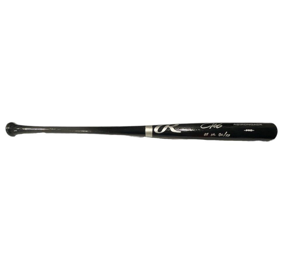 Derrek Lee Signed Rawlings Black Baseball Bat 2005 NL BC & SS Beckett