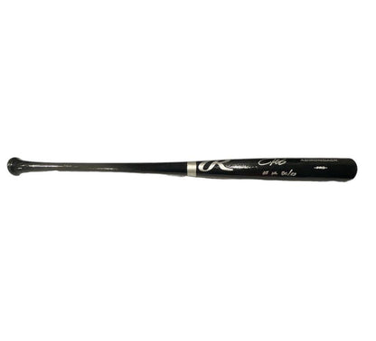 Derrek Lee Signed Rawlings Black Baseball Bat 2005 NL BC & SS Beckett