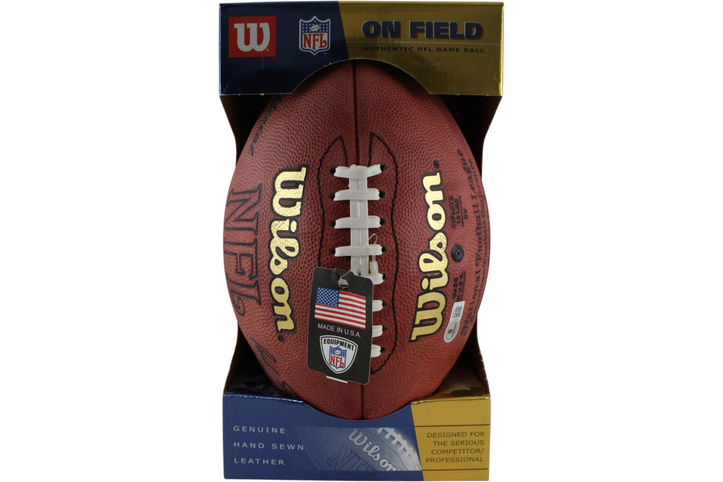 Jason Elam Autographed Denver Broncos Wilson Football with Inscription