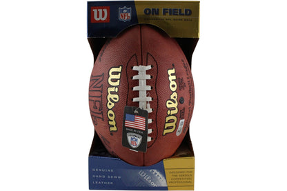 Jason Elam Autographed Denver Broncos Wilson Football with Inscription