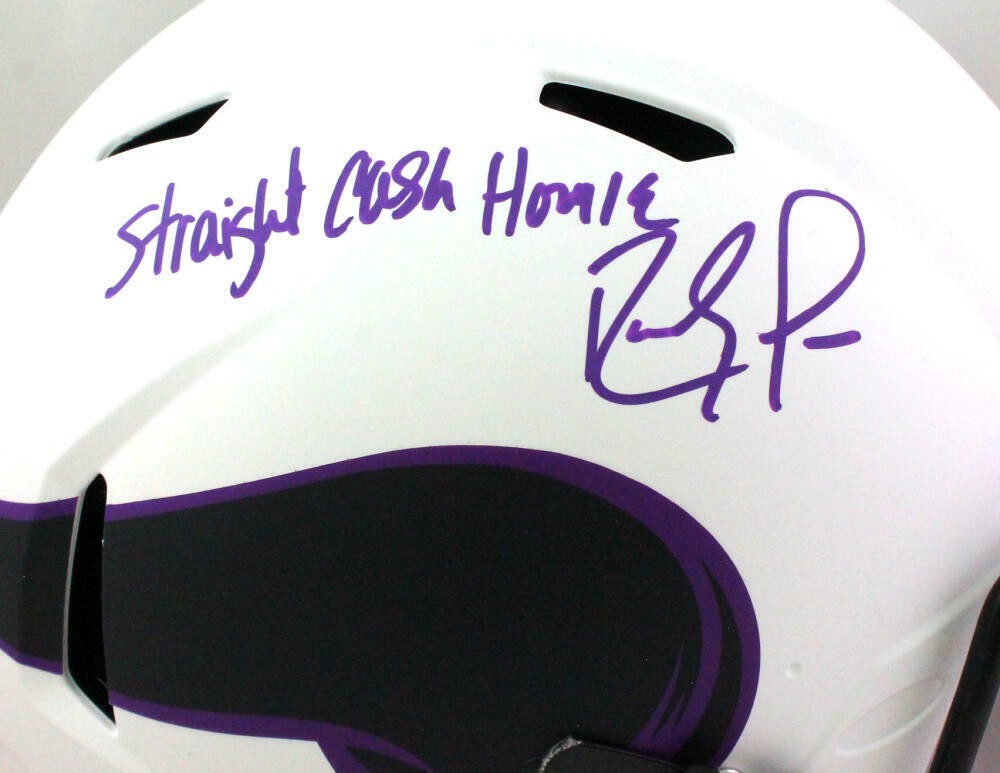 Randy Moss Signed Minnesota Vikings Lunar Eclipse Authentic Full Size Helmet