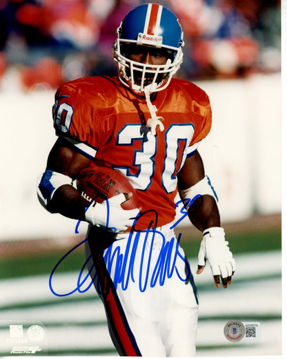 Terrell Davis Signed Denver Broncos 8x10 Photo