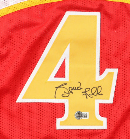 Spud Webb Autographed Atlanta Hawks Red Custom Jersey