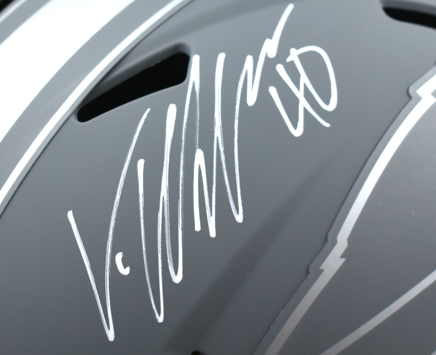 Von Miller Signed Buffalo Bills Full Size Slate Speed Replica Helmet