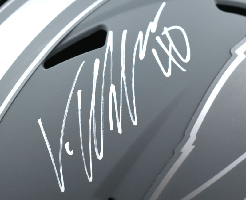 Von Miller Signed Buffalo Bills Full Size Slate Speed Replica Helmet