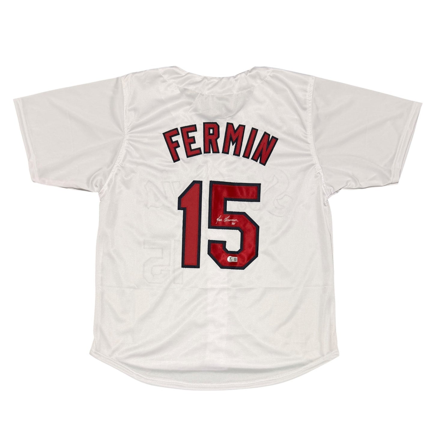 Jose Fermin Signed St. Louis Cardinals Custom Baseball Jersey - BAS