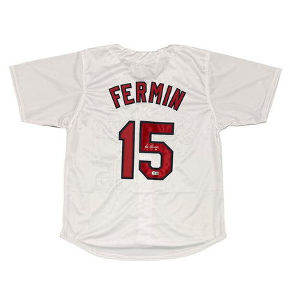 Jose Fermin Signed St. Louis Cardinals Custom Baseball Jersey - BAS