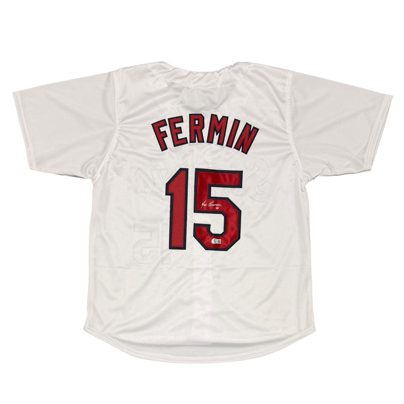 Jose Fermin Signed St. Louis Cardinals Custom Baseball Jersey - BAS