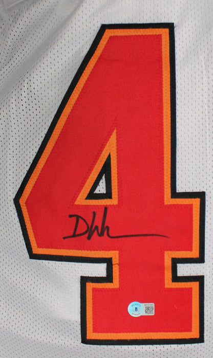 Devin White Autographed Custom White Pro Style Jersey