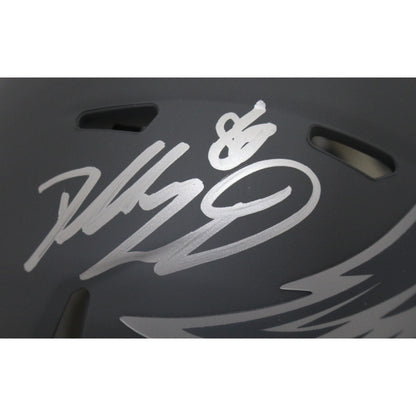 Dallas Goedert Signed Philadelphia Eagles Slate Mini Helmet