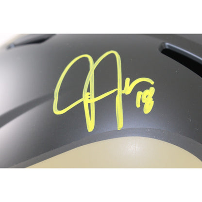 Justin Jefferson Full Size Helmet - Minnesota Vikings 2025 Salute to Service
