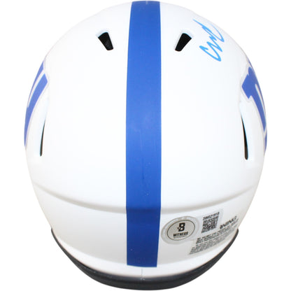 Abdul Carter Autographed New York Giants Lunar Mini Helmet