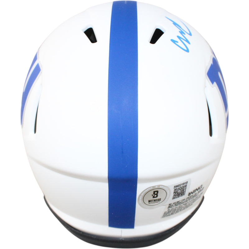 Abdul Carter Autographed New York Giants Lunar Mini Helmet