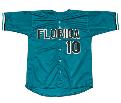 Gary Sheffield Florida Marlins Autographed Custom Jersey (97 WS Champs)