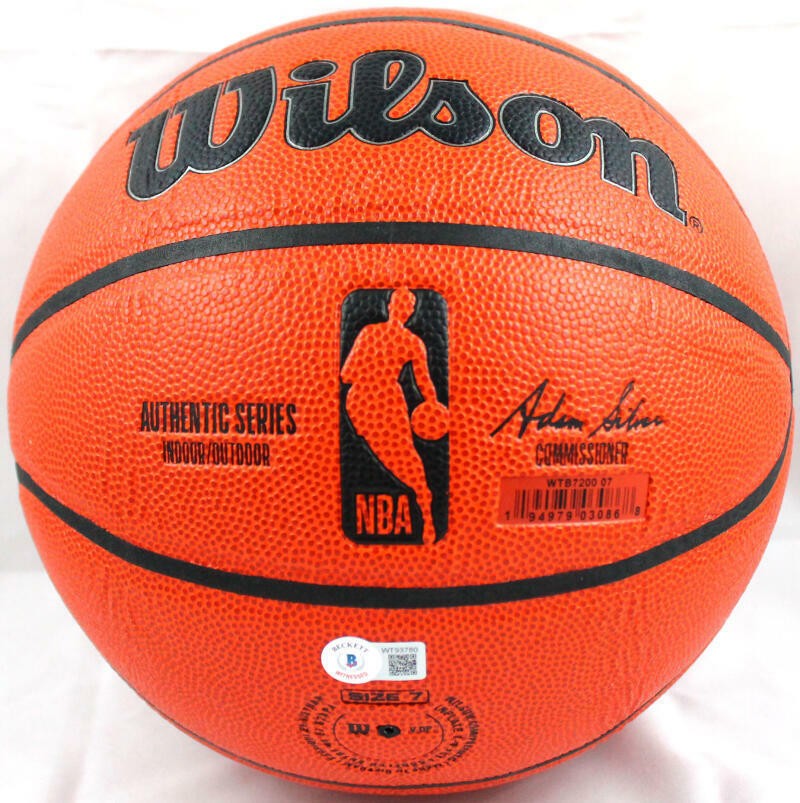 Mike Bibby Signed Official NBA Wilson Basketball
