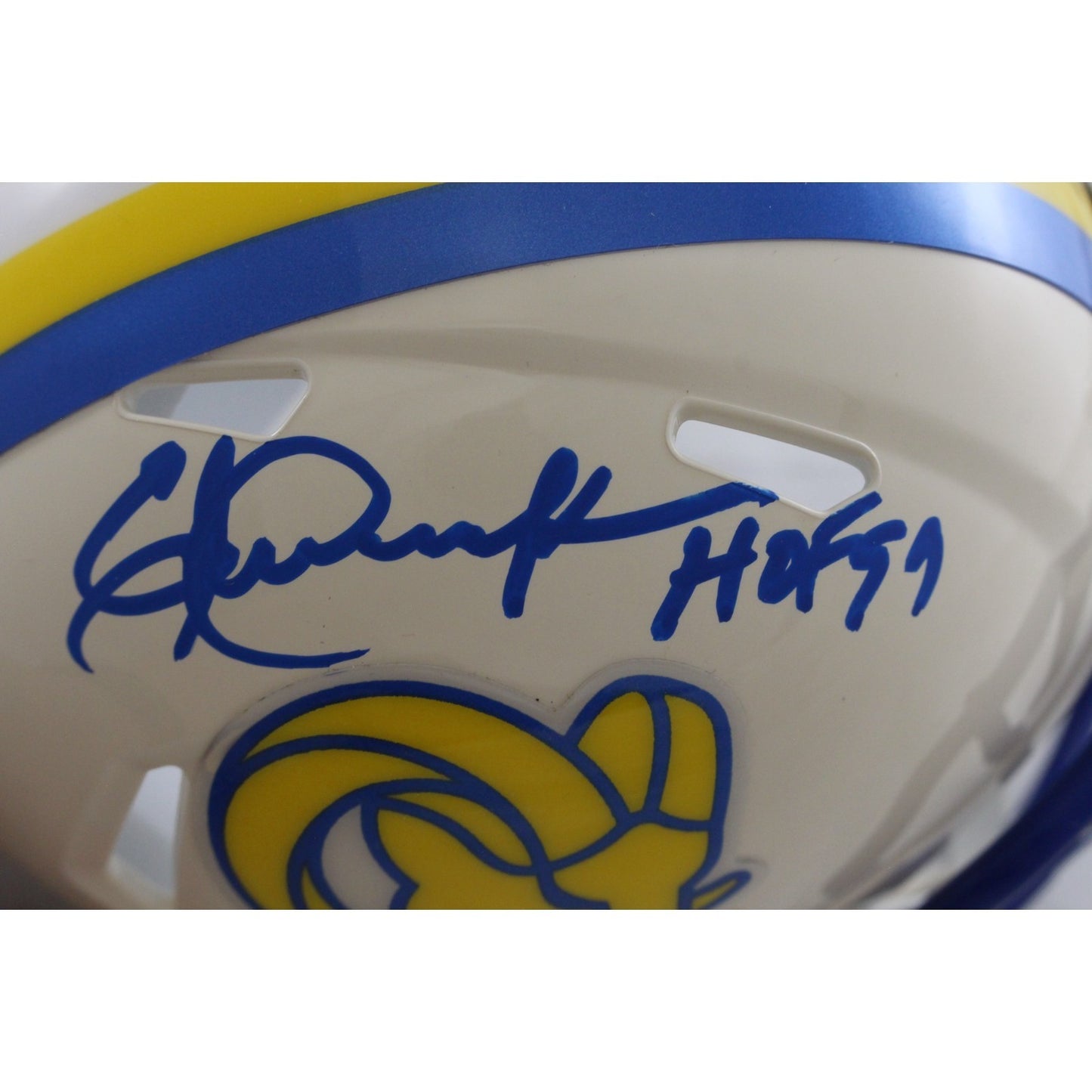Eric Dickerson Signed Los Angeles Rams Retro Mini Helmet