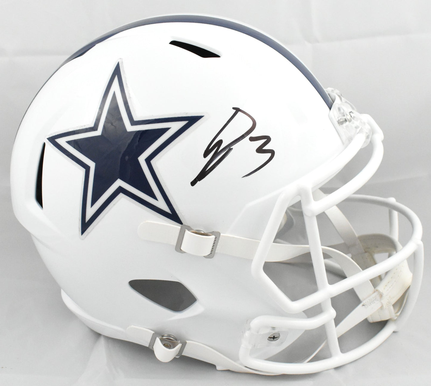 George Pickens Autographed Dallas Cowboys Full Size 2022 Alternate Helmet