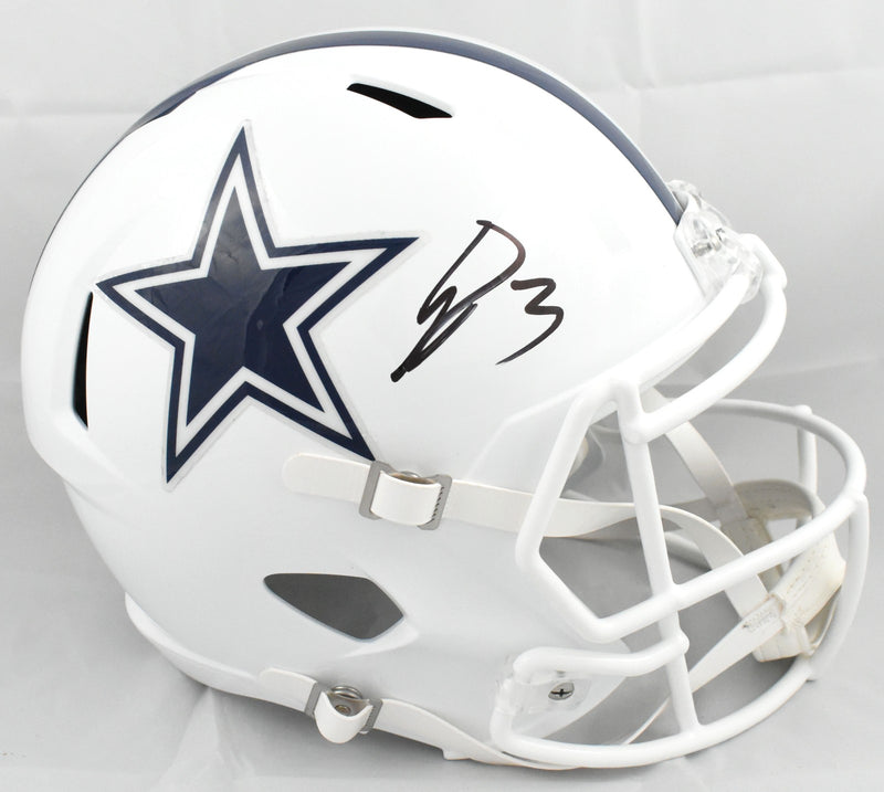 George Pickens Autographed Dallas Cowboys Full Size 2022 Alternate Helmet