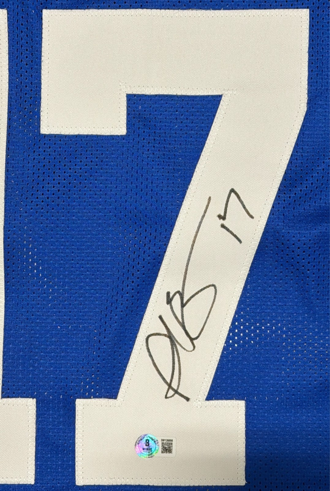 Plaxico Burress New York Giants Signed Custom Football Jersey (BAS COA)