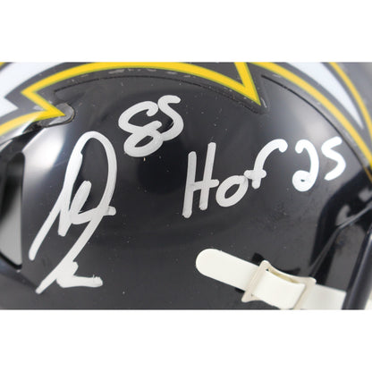 Antonio Gates San Diego Chargers Autographed Throwback Mini Helmet w/ HOF