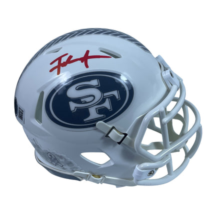 Frank Gore San Francisco 49ers Signed Salute to Service Mini Helmet