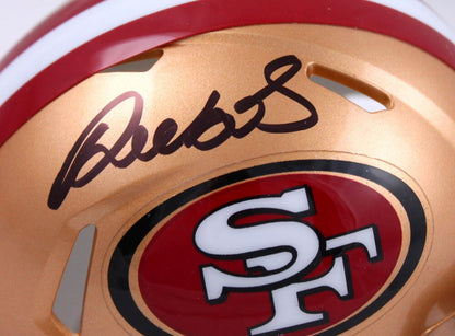 Deebo Samuel Signed San Francisco 49ers Speed Mini Helmet - Black