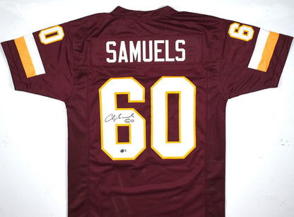 Chris Samuels Autographed Washington Commanders Maroon Custom Jersey