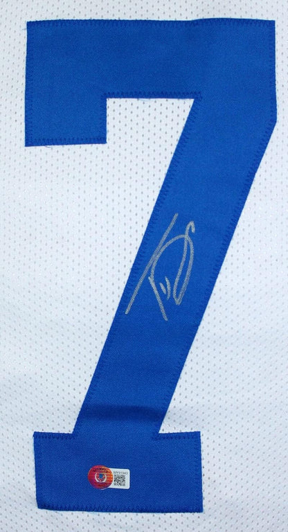 Trevon Diggs Autographed Dallas Cowboys Style White Custom Jersey