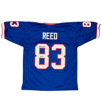 Andre Reed Signed Buffalo Bills Custom Jersey (HOF 14) - BAS