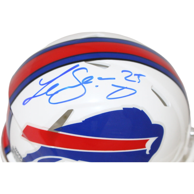 LeSean McCoy Autographed Buffalo Bills Speed Mini Helmet Beckett