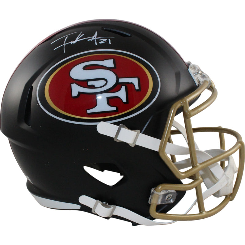 Frank Gore San Francisco 49ers Autographed Full Size Rivalries Helmet