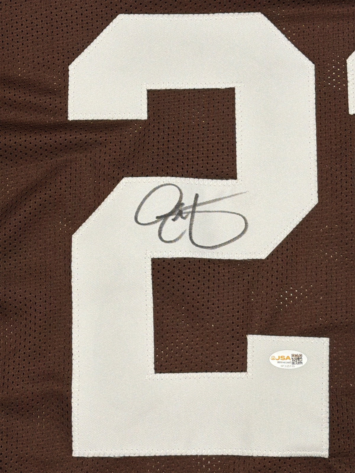 Eric Metcalf Signed Cleveland Browns Custom Jersey