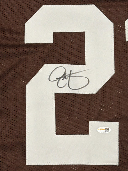 Eric Metcalf Signed Cleveland Browns Custom Jersey